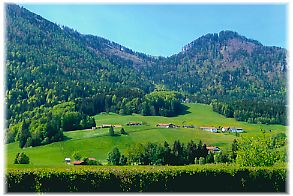 Panoramablick vom Balkon